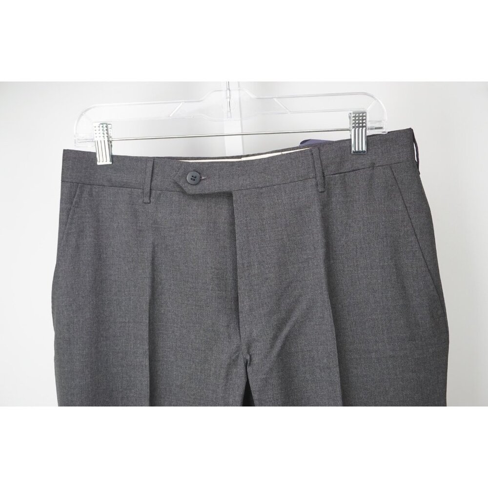 Rota Duke Solid Gray 100% Wool Mens Dress Pants Sz 48 BRAND NEW